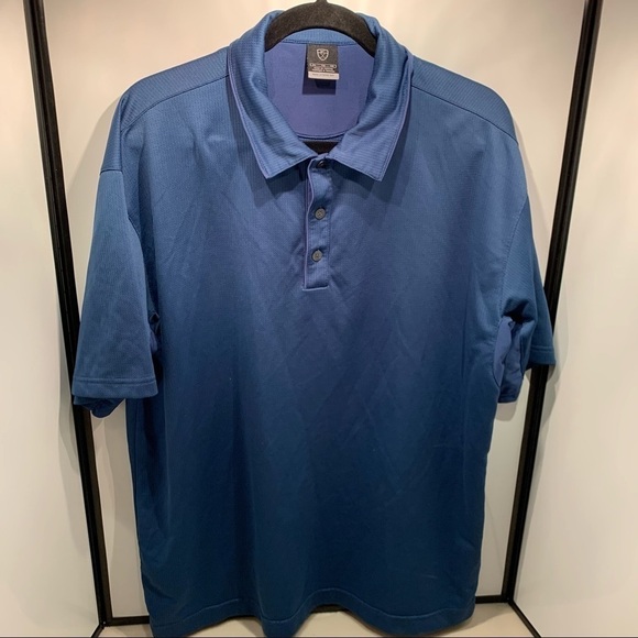 Nike Sphere Dry Polo Shirt Size XL Blue Short Sleeve Golf - Picture 1 of 10
